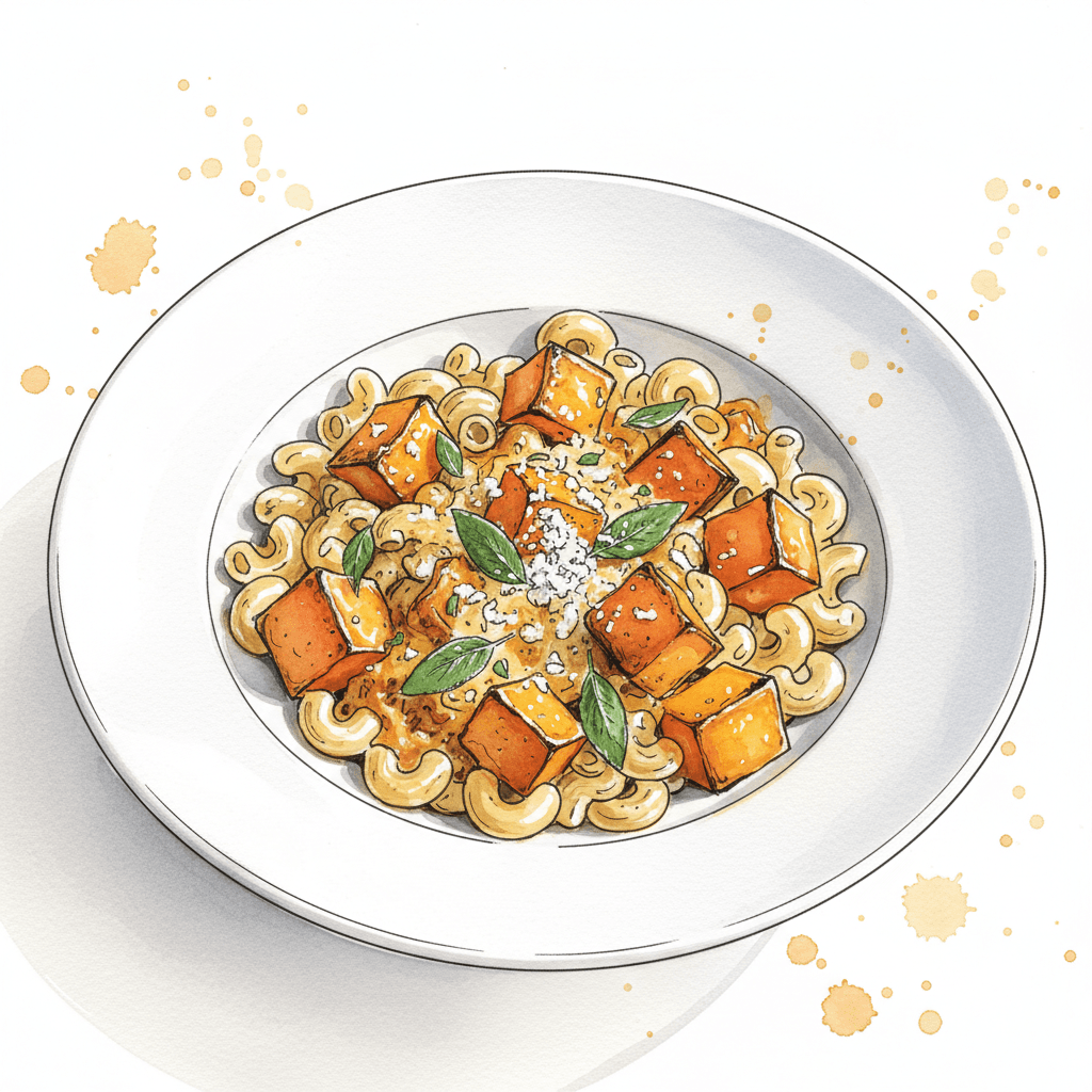 Roasted Butternut Squash Mac and Cheese